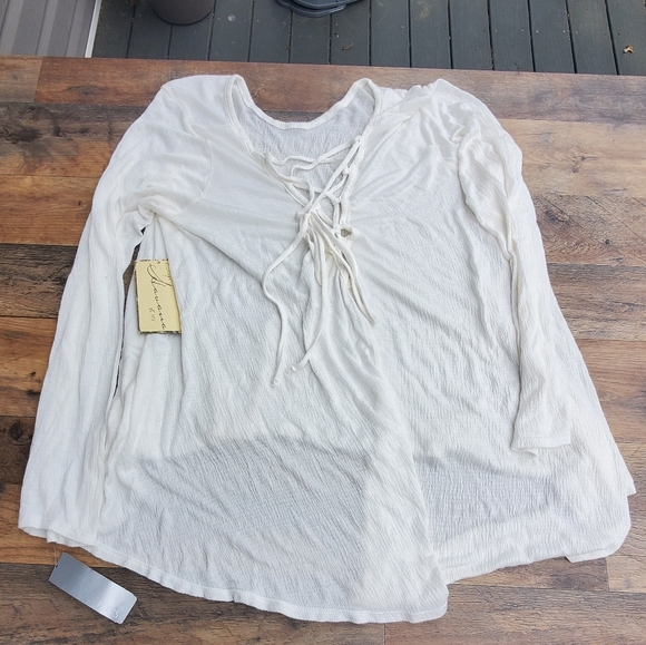 Vintage Havana rayon lace up S Made in USA - Picture 3 of 7